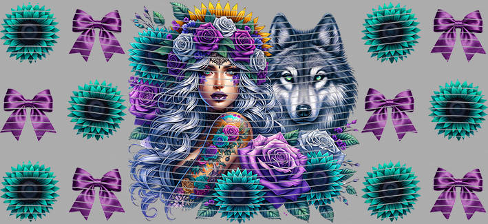 16oz Sunflower Girl-SU-510